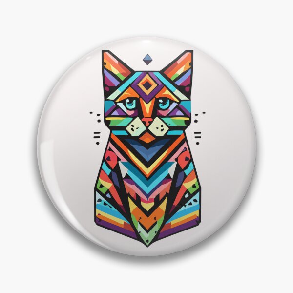 Item preview, Geometric cat designed and sold by gittuska11.