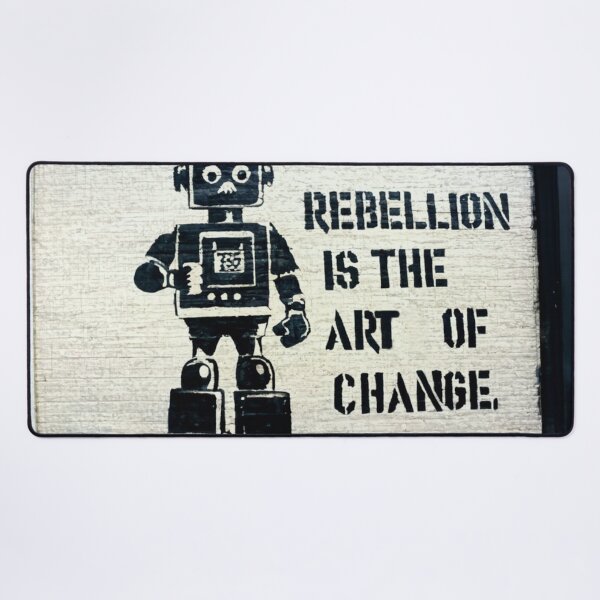 Item preview, Robot Stencil Graffiti designed and sold by Bomax121.
