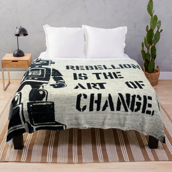 Item preview, Robot Stencil Graffiti designed and sold by Bomax121.