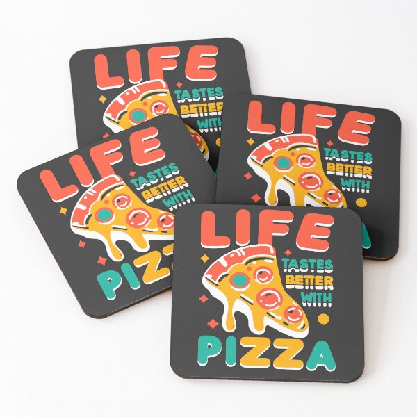Item preview, Life Tastes Better with Pizza designed and sold by Frank Ring.