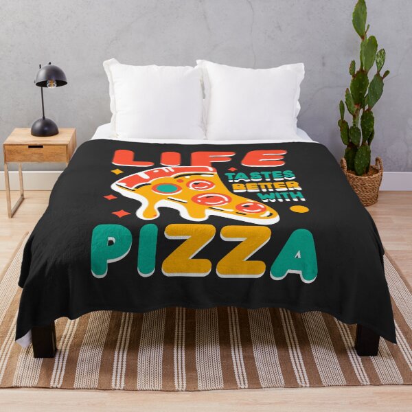 Item preview, Life Tastes Better with Pizza designed and sold by Frank Ring.