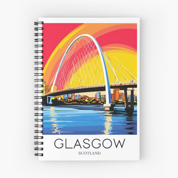 Item preview, A Pop Art Travel Print of Glasgow - Scotland designed and sold by StudioRedKoala.