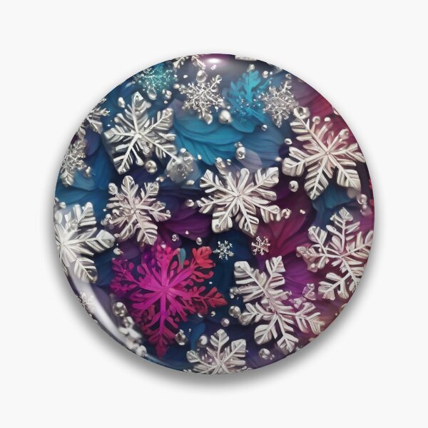 Item preview, Marvelous Colorful Snowflake Pattern designed and sold by DigiDreamyArt.