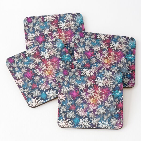 Item preview, Marvelous Colorful Snowflake Pattern designed and sold by DigiDreamyArt.