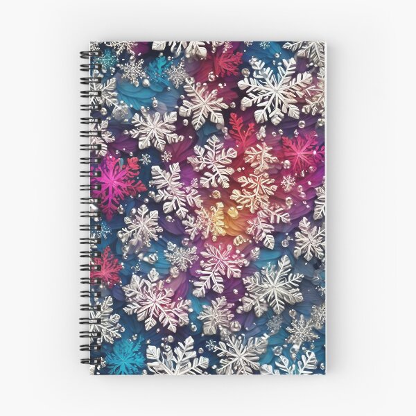 Item preview, Marvelous Colorful Snowflake Pattern designed and sold by DigiDreamyArt.