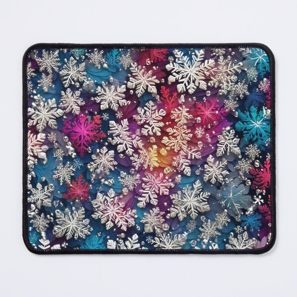 Item preview, Marvelous Colorful Snowflake Pattern designed and sold by DigiDreamyArt.
