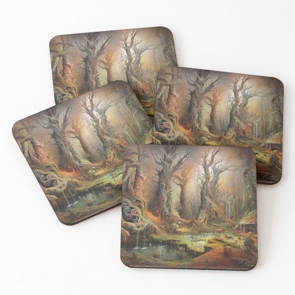 Item preview, Whispering Fae Grove fantasy Landscape - home decor designed and sold by crea8iveway.
