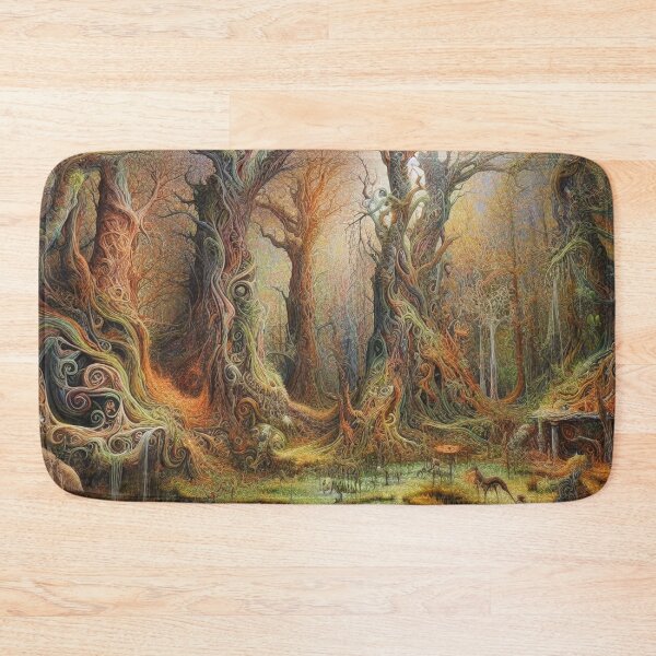 Item preview, Whispering Fae Grove fantasy Landscape - home decor designed and sold by crea8iveway.