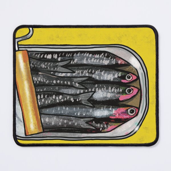 Item preview, Tin of Sardines - yellow designed and sold by DCamille.
