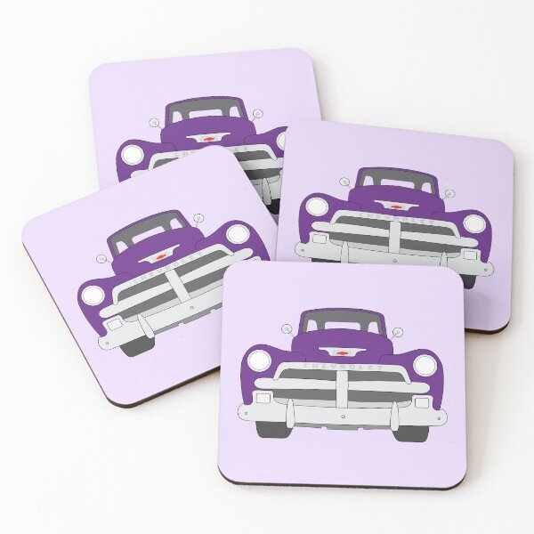 Item preview, Chevy 3100 purple Classic car designed and sold by Bram Donker.