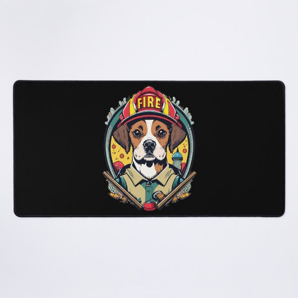 Item preview, Cute Dog as Fireman designed and sold by TruckerPLShop.