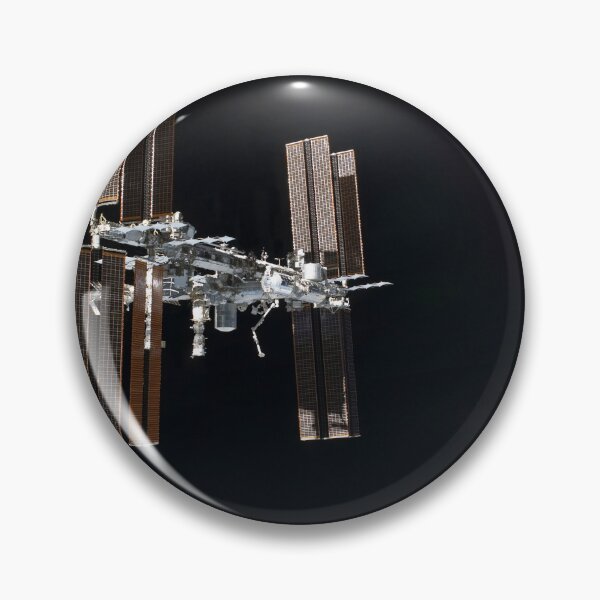 Item preview, STK204695S-International Space Station in orbit above Earth. designed and sold by StocktrekImages.
