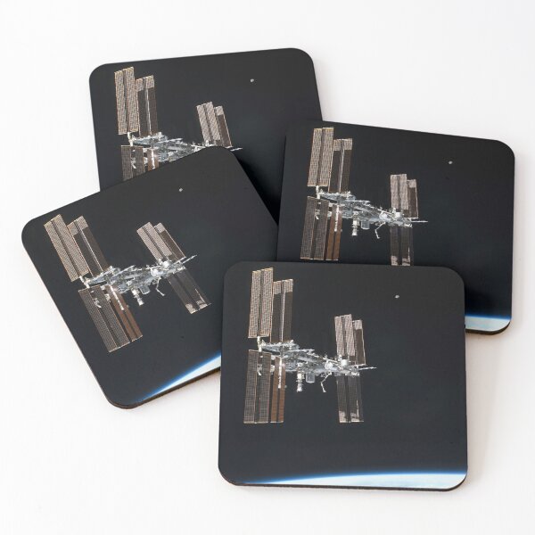 Item preview, STK204695S-International Space Station in orbit above Earth. designed and sold by StocktrekImages.
