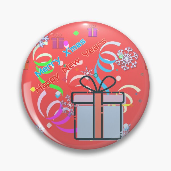 Item preview, Xmas Party Gift box Red Digital Happy New Years No .1 designed and sold by ShioriArt Design.
