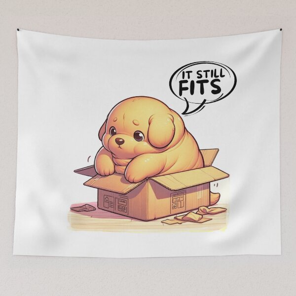 Item preview, Charming Box Pup designed and sold by RuyaFab.