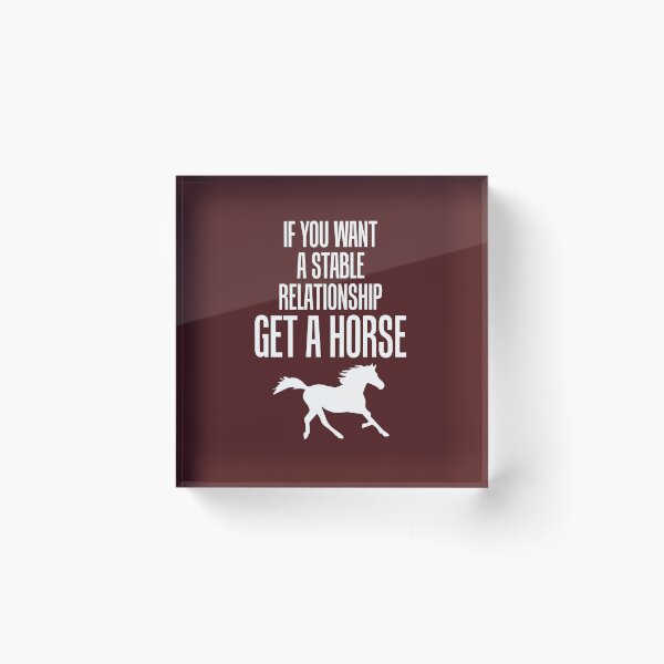 Item preview, If You Want A Stable Relationship Get A Horse designed and sold by jaygo.