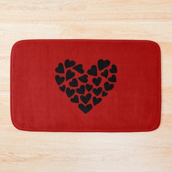 Item preview, Heart made of many small black hearts designed and sold by LionessLove.