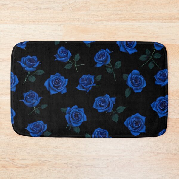 Item preview, Mystical Dark Floral Pattern: Shades of Blue, Red, Pink, and Green designed and sold by Kittyzens.