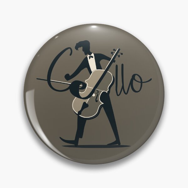 Item preview, Classic Harmony: Tuxedoed Cello Elegance designed and sold by EmeraldMusic.