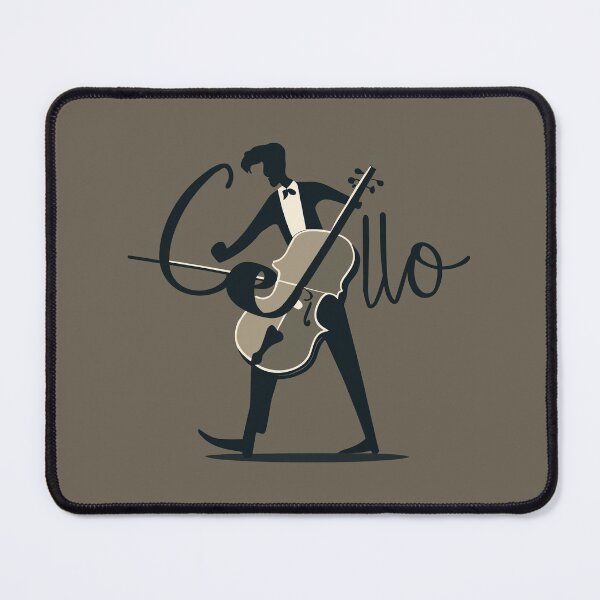 Item preview, Classic Harmony: Tuxedoed Cello Elegance designed and sold by EmeraldMusic.