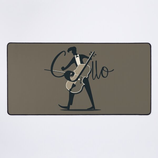 Item preview, Classic Harmony: Tuxedoed Cello Elegance designed and sold by EmeraldMusic.