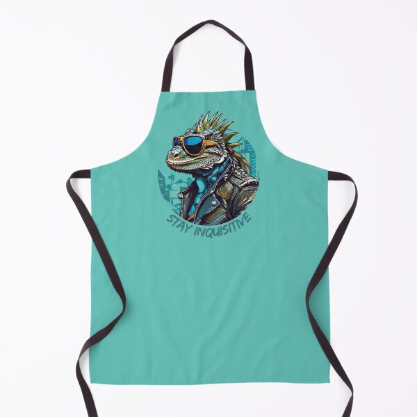 Item preview, Colorful iguana with sunglasses - Stay inquisitive designed and sold by HarridanCreates.