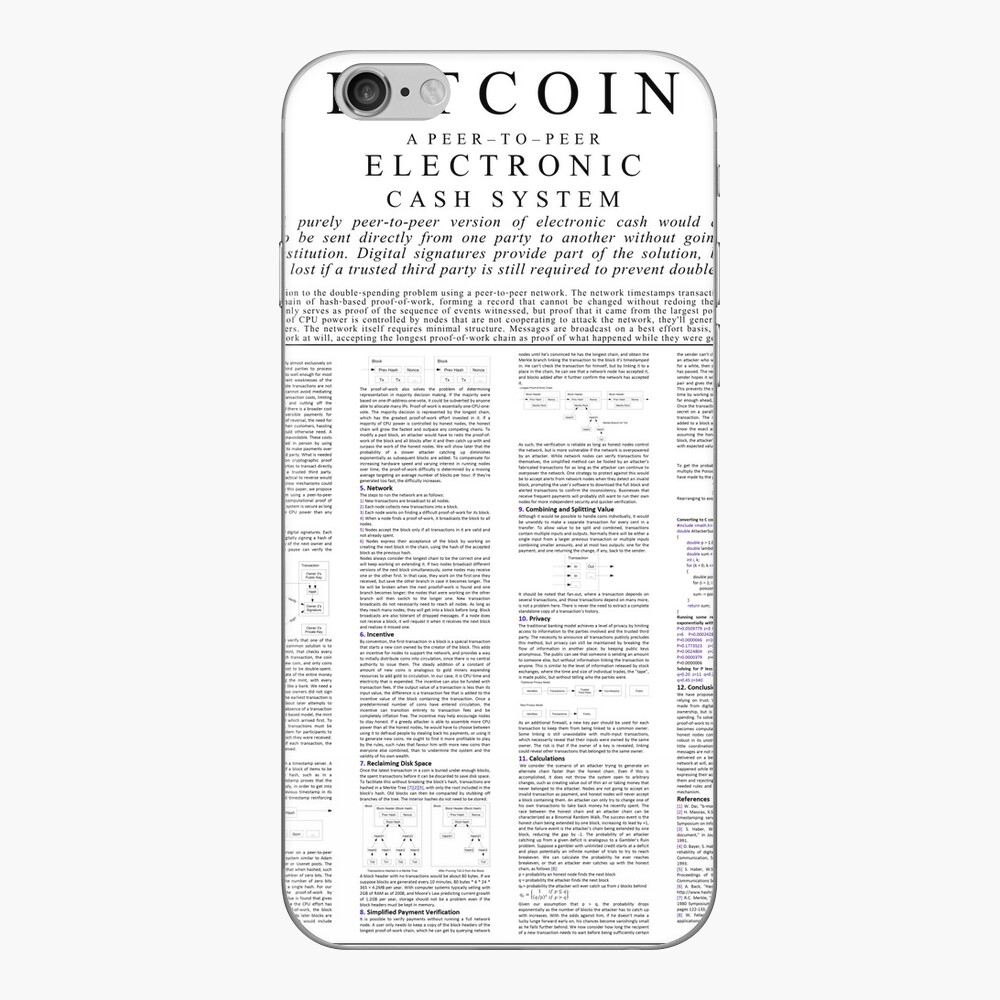 Item preview, iPhone Skin designed and sold by 7bitcoins.