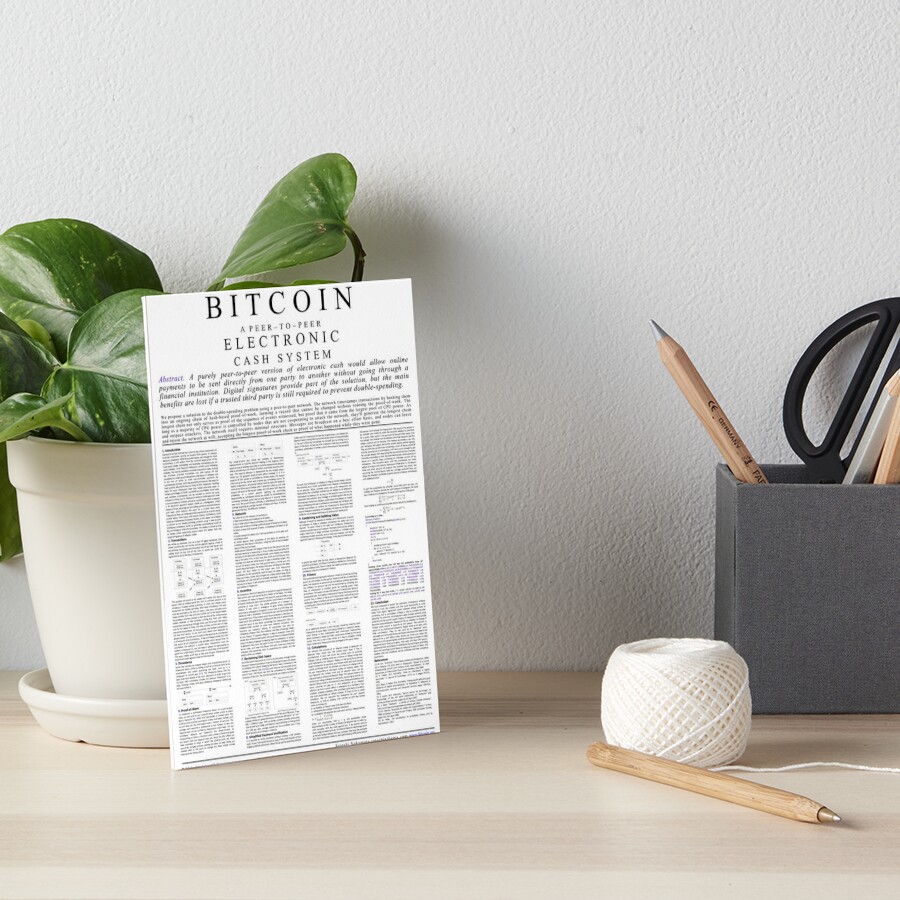 Item preview, Art Board Print designed and sold by 7bitcoins.