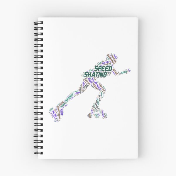 Item preview, Speed Skating for Lighter Backgrounds designed and sold by WordsYouLove.