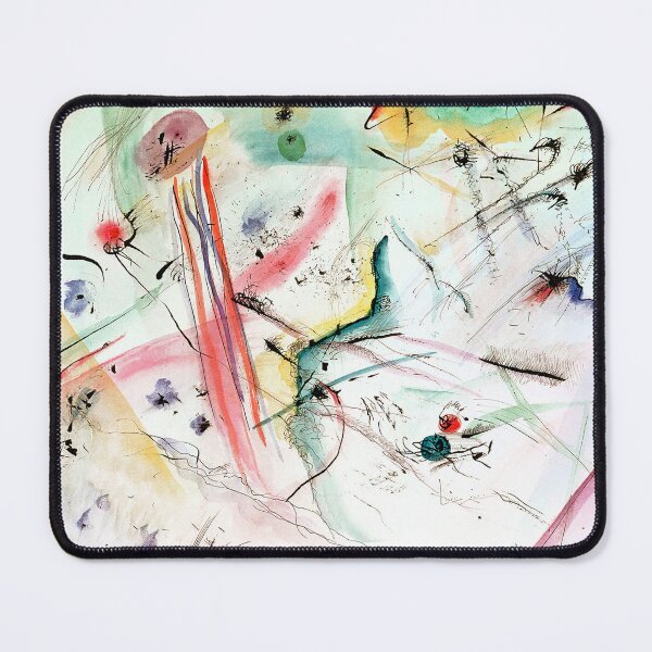 Item preview, HD. Composition With Red & Blue Stripes, by Wassily Kandinsky designed and sold by MINDTHECHERRY.