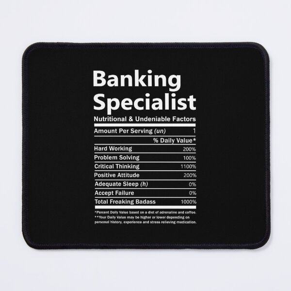 Item preview, Banking Specialist - Nutritional And Undeniable Factors designed and sold by alphatinost.