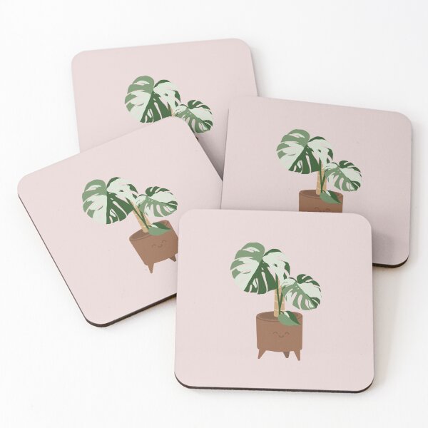 Item preview, Cute monstera albo potted plant designed and sold by DesignByRoseCo.