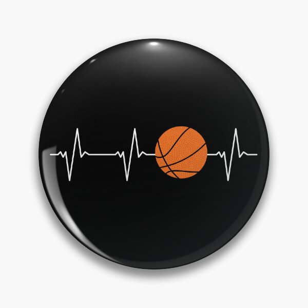 Item preview, Basketball Heartbeat Ball EKG Pulse Line Bball Design designed and sold by venomousvector.