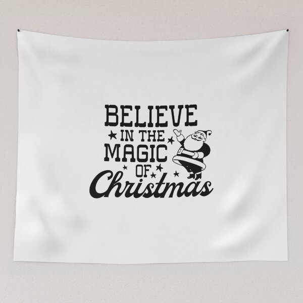 Item preview, Believe in the Magic of Christmas in black designed and sold by Susan-Marie220.