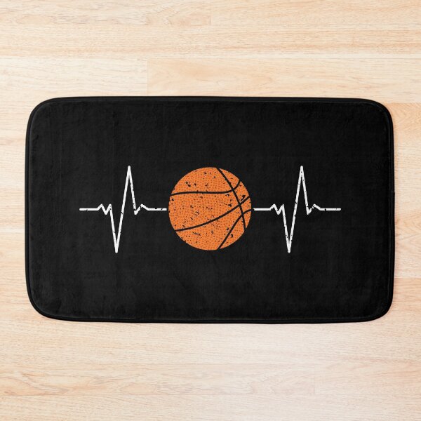 Item preview, Basketball Ball Heartbeat Ball EKG Pulse Line Bball Distressed Design designed and sold by venomousvector.