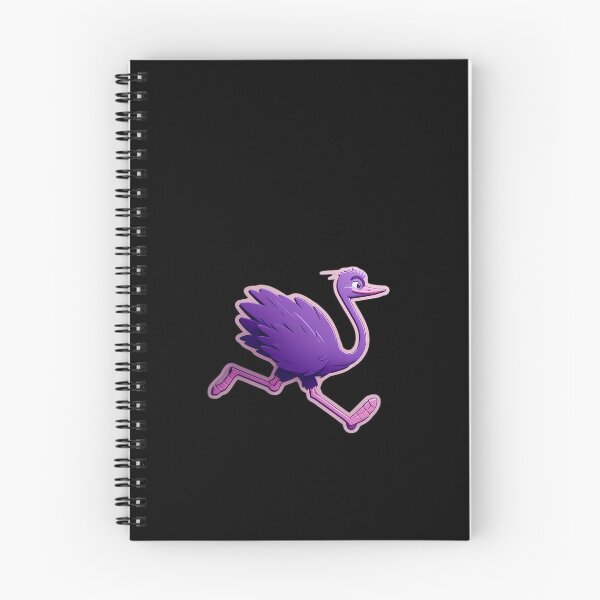 Item preview, Nostr - Decentralized Social Network - cartoon purple ostrich - Nostrich  designed and sold by NautilusMare.