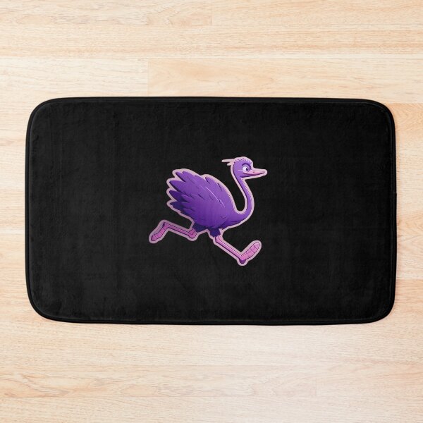 Item preview, Nostr - Decentralized Social Network - cartoon purple ostrich - Nostrich  designed and sold by NautilusMare.