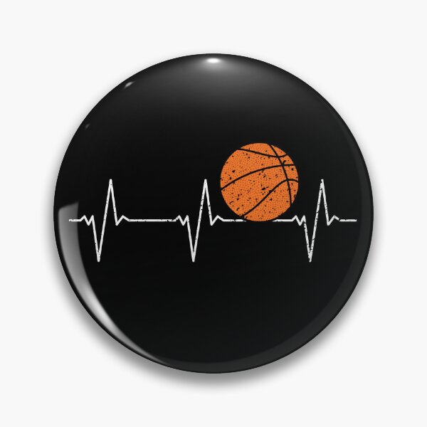 Item preview, Basketball Heartbeat Ball Pulse Bball Distressed Design designed and sold by venomousvector.