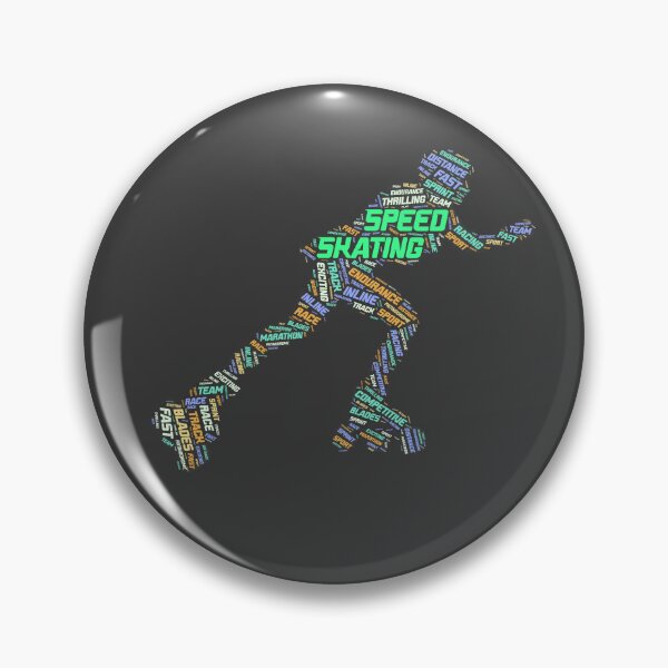 Item preview, Speed Skating for Darker Backgrounds designed and sold by WordsYouLove.