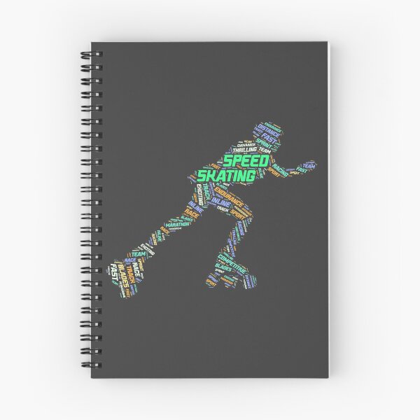 Item preview, Speed Skating for Darker Backgrounds designed and sold by WordsYouLove.