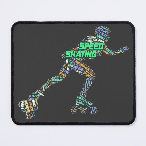 Item preview, Speed Skating for Darker Backgrounds designed and sold by WordsYouLove.