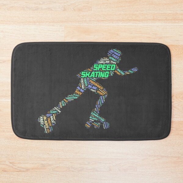 Item preview, Speed Skating for Darker Backgrounds designed and sold by WordsYouLove.