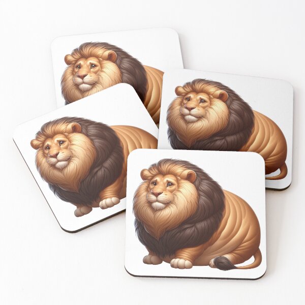 Item preview, Fat Lion designed and sold by Carly Gough.