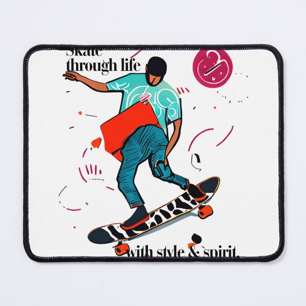 Item preview, Skate through life with style and spirit designed and sold by ArtGraphicStore.