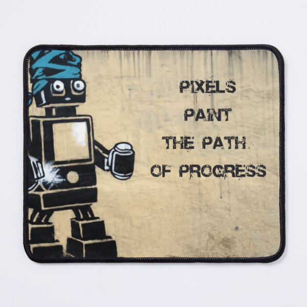 Item preview, Robot Stencil Graffiti designed and sold by Bomax121.