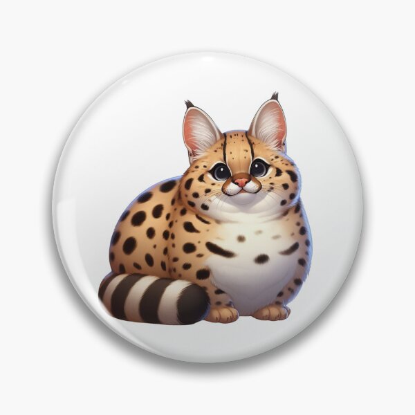 Item preview, Fat Serval designed and sold by Carly Gough.