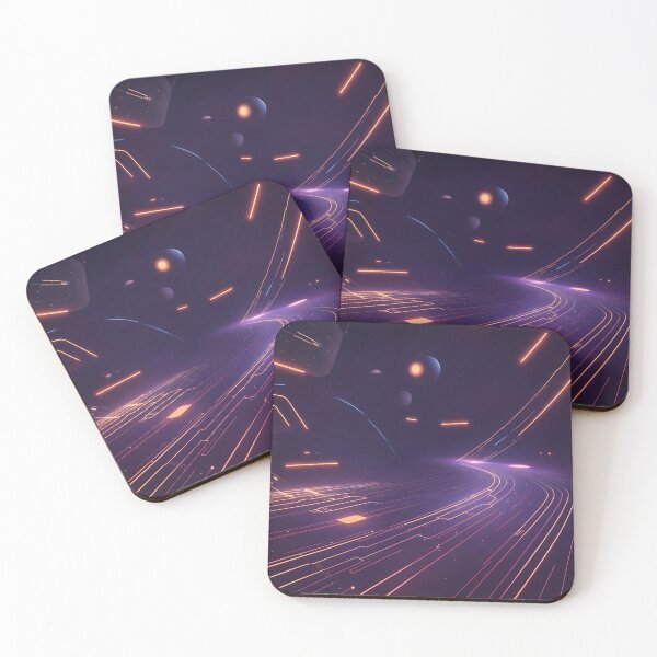 Item preview, Starship Trails - Abstract Cosmic Art designed and sold by Jollys-ArtShop.