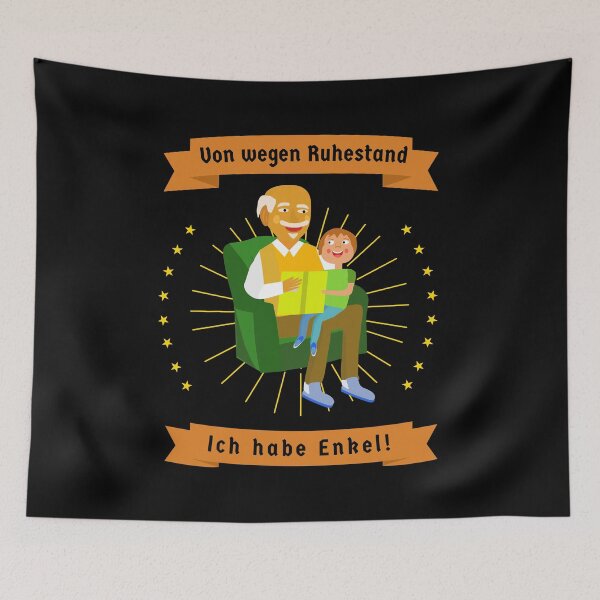 Artikelvorschau, Rentner mit Enkel mögen Vorlesen entworfen und verkauft von Bodino.