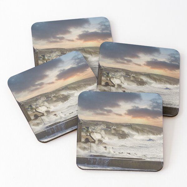 Item preview, Storm in Porthleven Cornwall  designed and sold by kathleenjean.