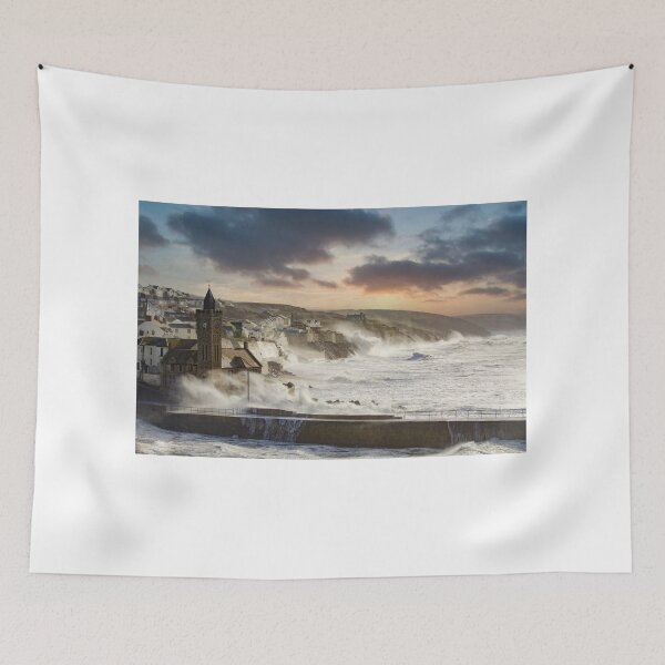Item preview, Storm in Porthleven Cornwall  designed and sold by kathleenjean.